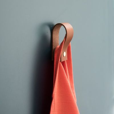 Handles and more® Leren magneet lus - licht bruin