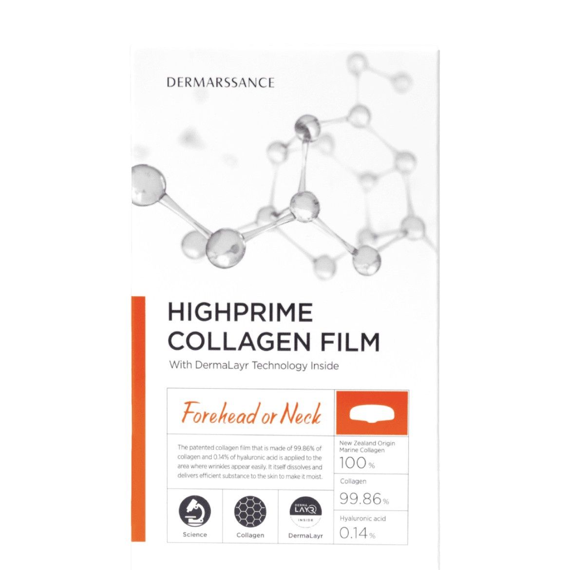 Dermaboost Collageen Pads Voorhoofd Of Hals