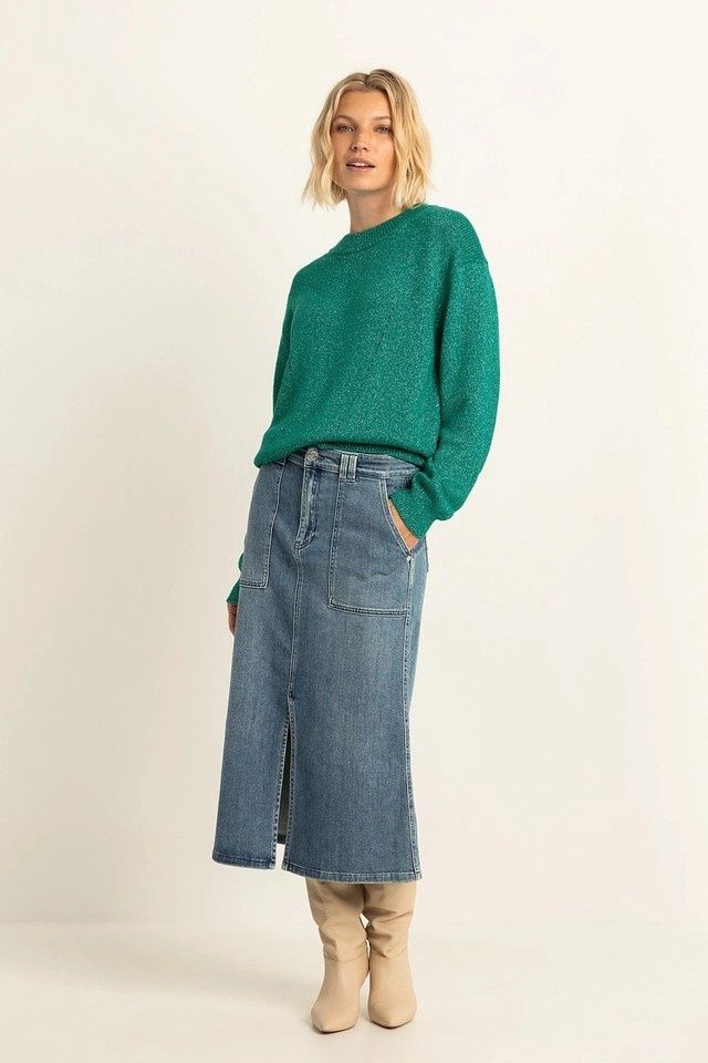 Expresso denim skirt