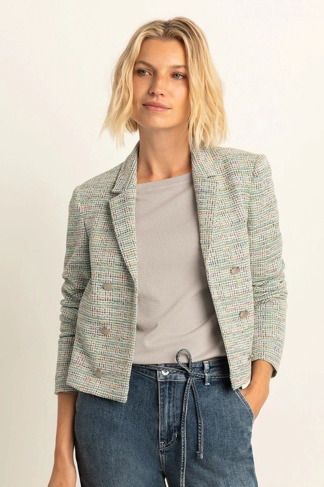 Expresso blazer boucle fancy