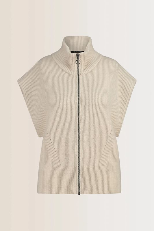Expresso gilet gebreid met rits