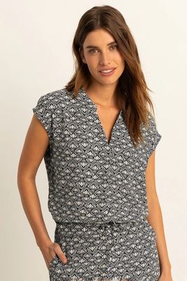 Expresso blouse print mouwloos