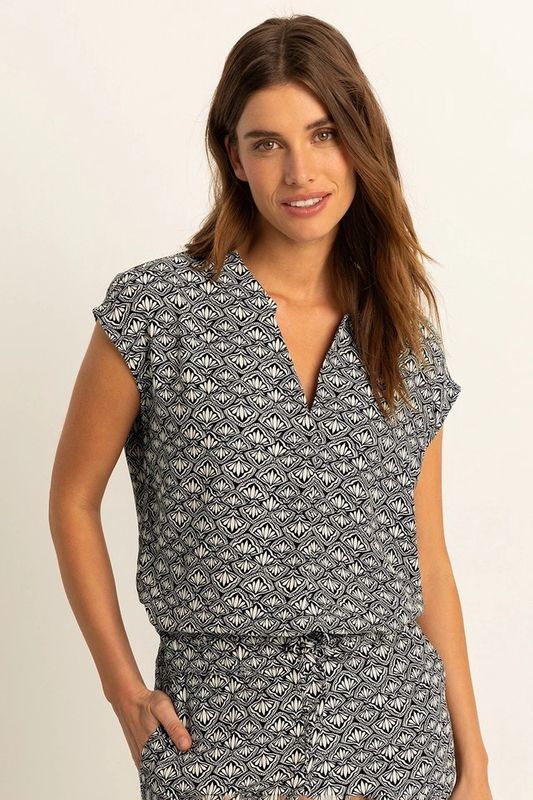 Expresso blouse print mouwloos