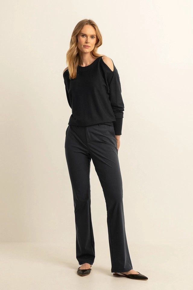 Expresso broek travel zwart