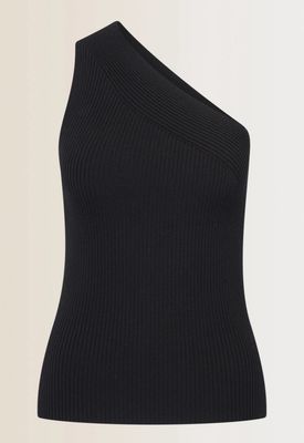 Expresso asymmetrical top zwart