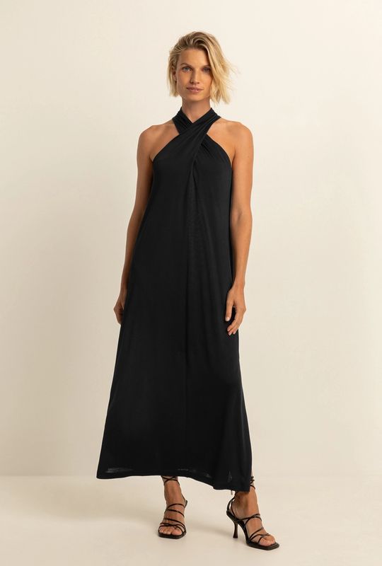 Expresso dress crossfront jersey