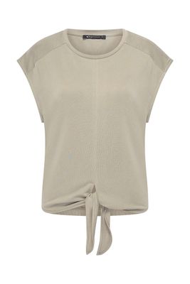 Expresso top met knoopdetail