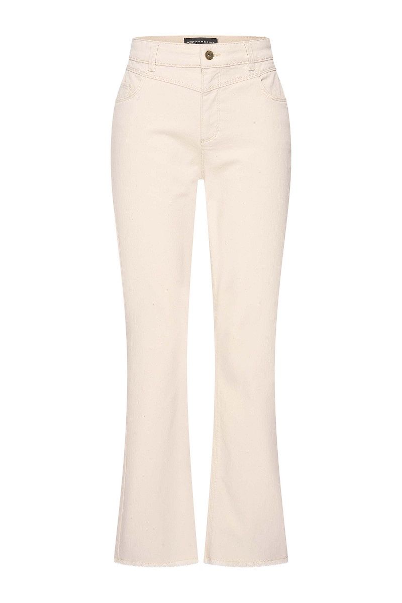 Expresso jeans fringes pebble
