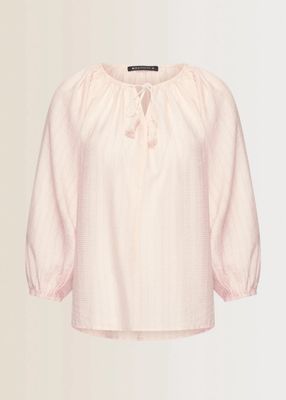 Expresso jacquard Blouse roze