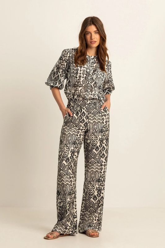 Expresso Broek met print