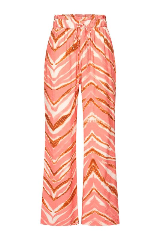Expresso wide leg with red dessin