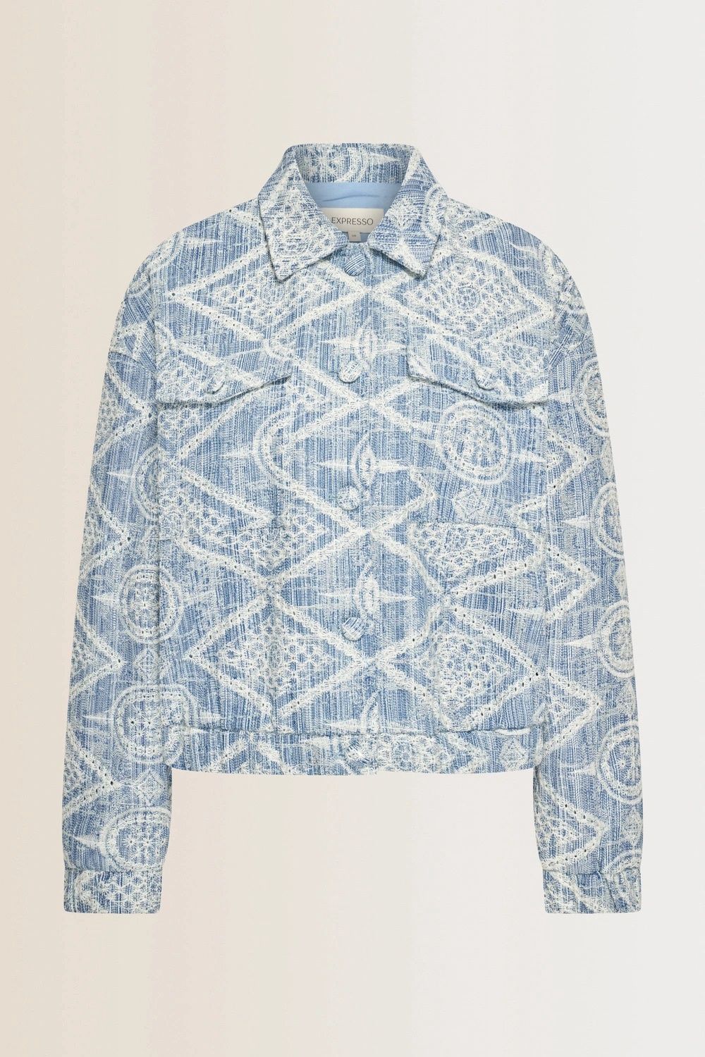 Expresso Jacket woven bomber fancy boucle