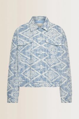 Expresso Jacket woven bomber fancy boucle
