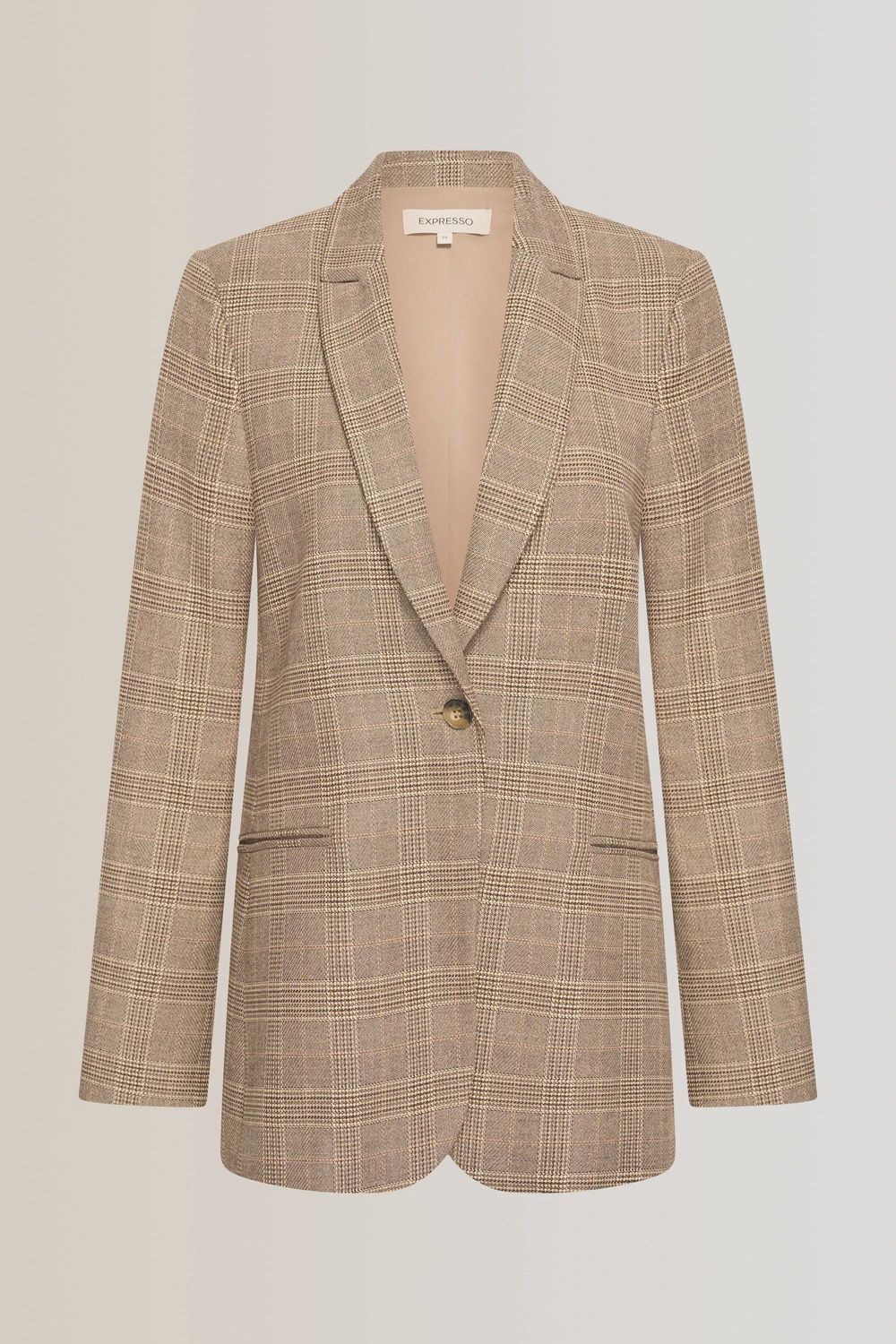 Expresso Blazer woven check