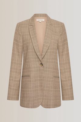Expresso Blazer woven check