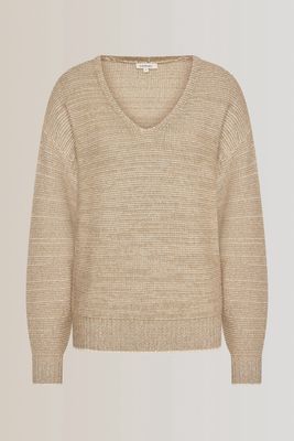 Expresoo Pullover metallic yarn fancy stitch