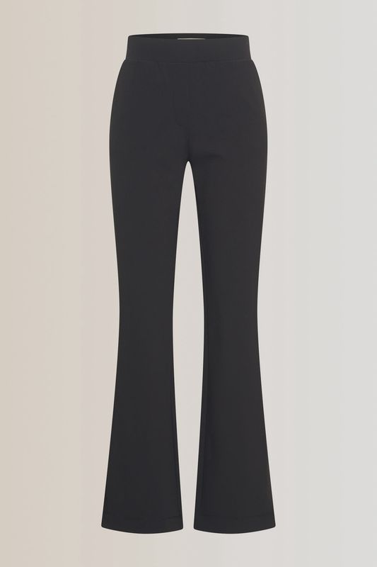Expresso Pants jersey flared uni color