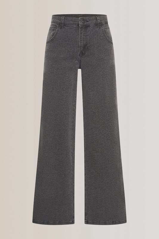 Expresso Pants denim wide leg print