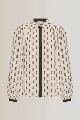 Expresso Blouse woven jacquard chiffon