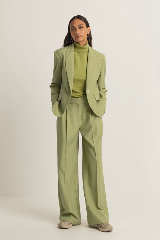 Expresso Blazer woven short green