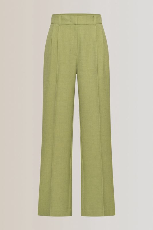 Expresso Pantalon wideleg groen