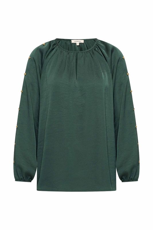 Expresso blouse satijn jade