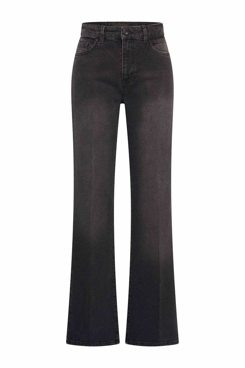 Expresso Jeans Tokyo high rise flared dark grey
