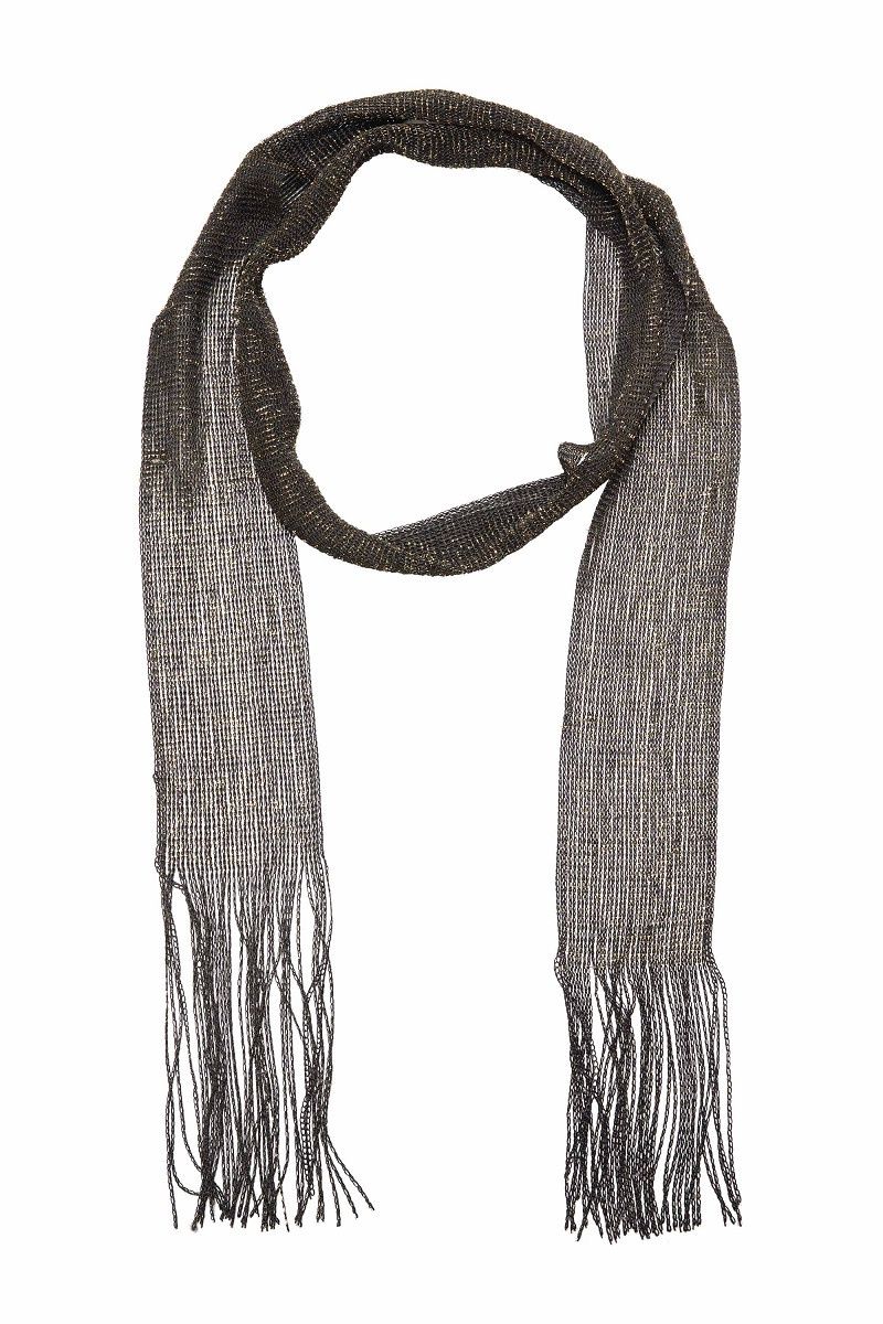 Expresso Sjaal met glitter zwart/goud