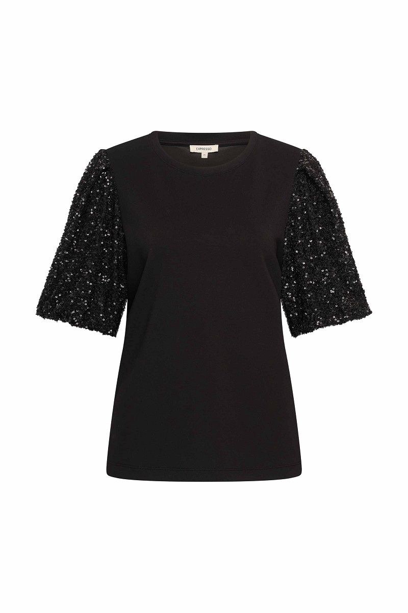 Expresso top met pailetten