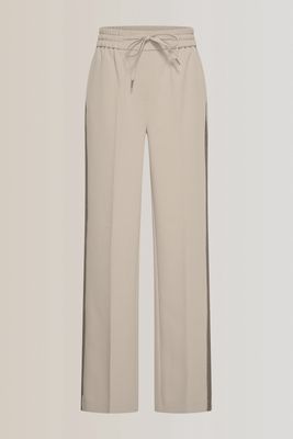 Expresso broek met pallettendetail zand