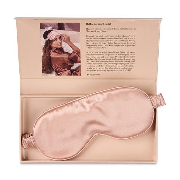 Beauty Pillow® Luxury Silk Mask -Rose Gold