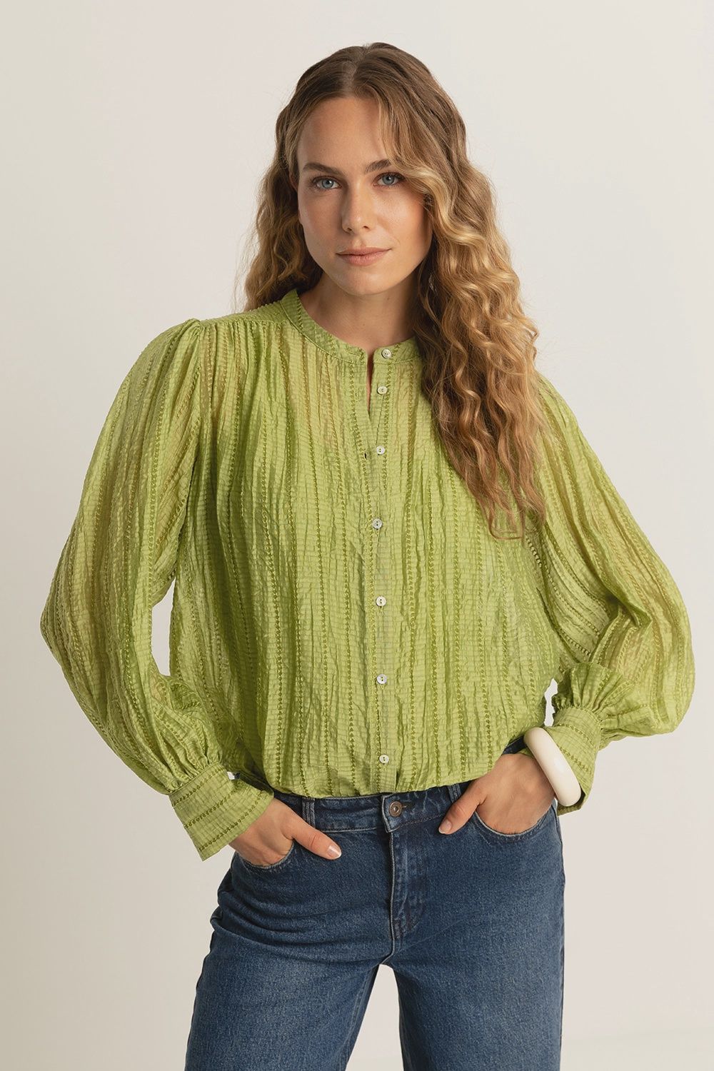 Expresso Blouse woven fancy lyocell