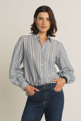 Expresso Blouse striped jacquard