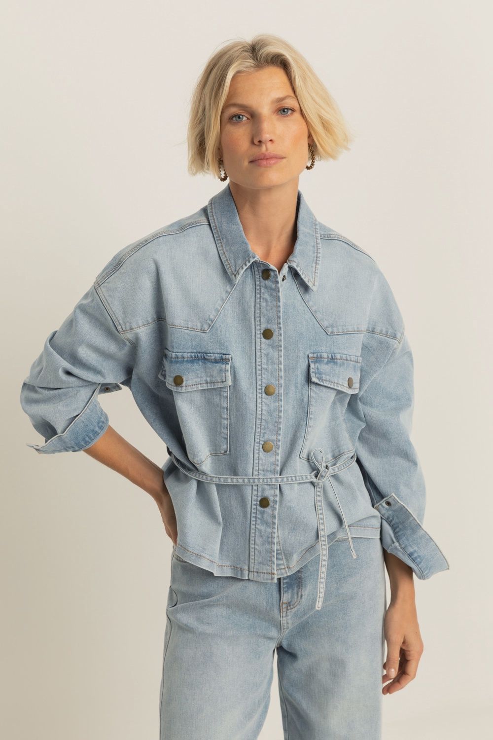 Expresso Jacket light blue denim
