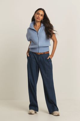 Expresso Cardigan viscose alpaca blend sleeveless