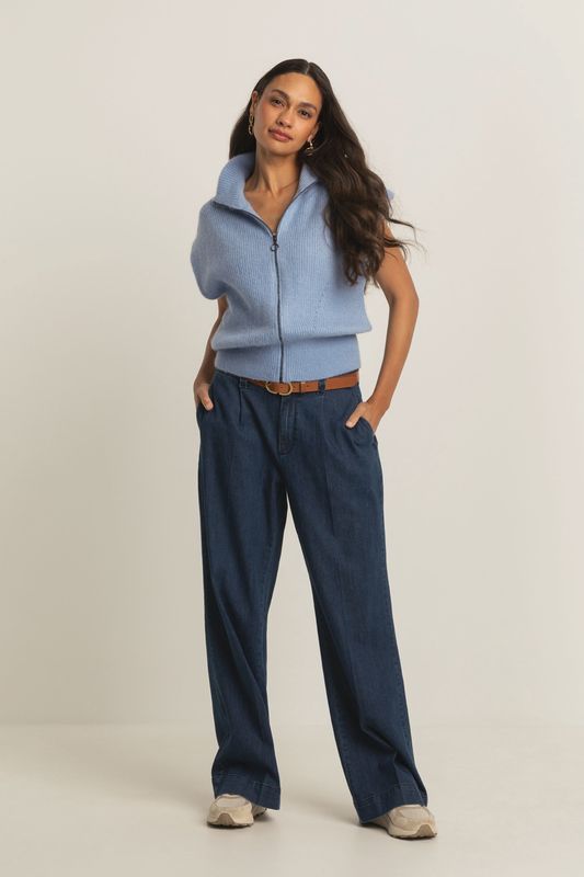 Expresso Cardigan viscose alpaca blend sleeveless