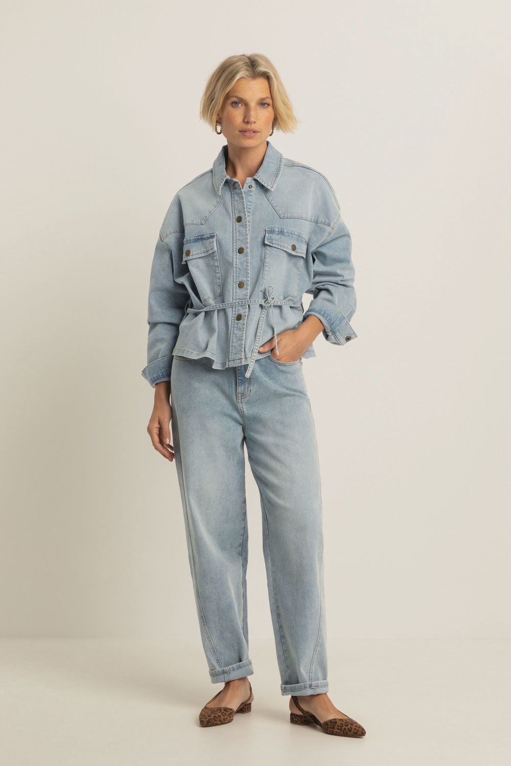 Expresso Jeans light blue denim loose fit