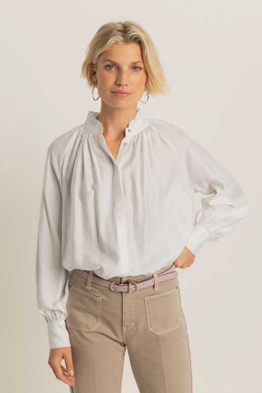 Expresso Blouse jacquard longsleeve