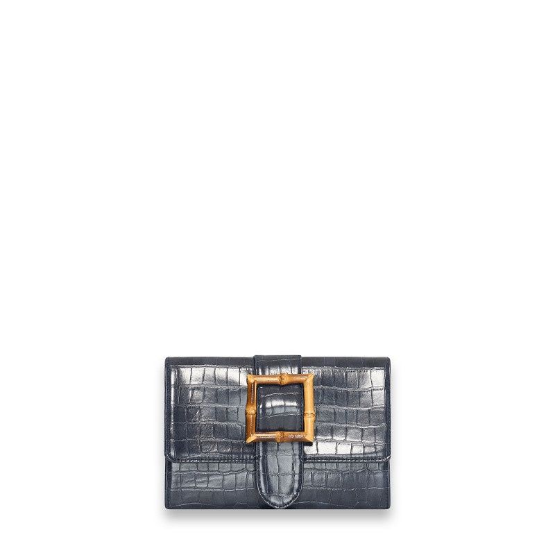 Bulaggi Croc Sezina clutch donker blauw