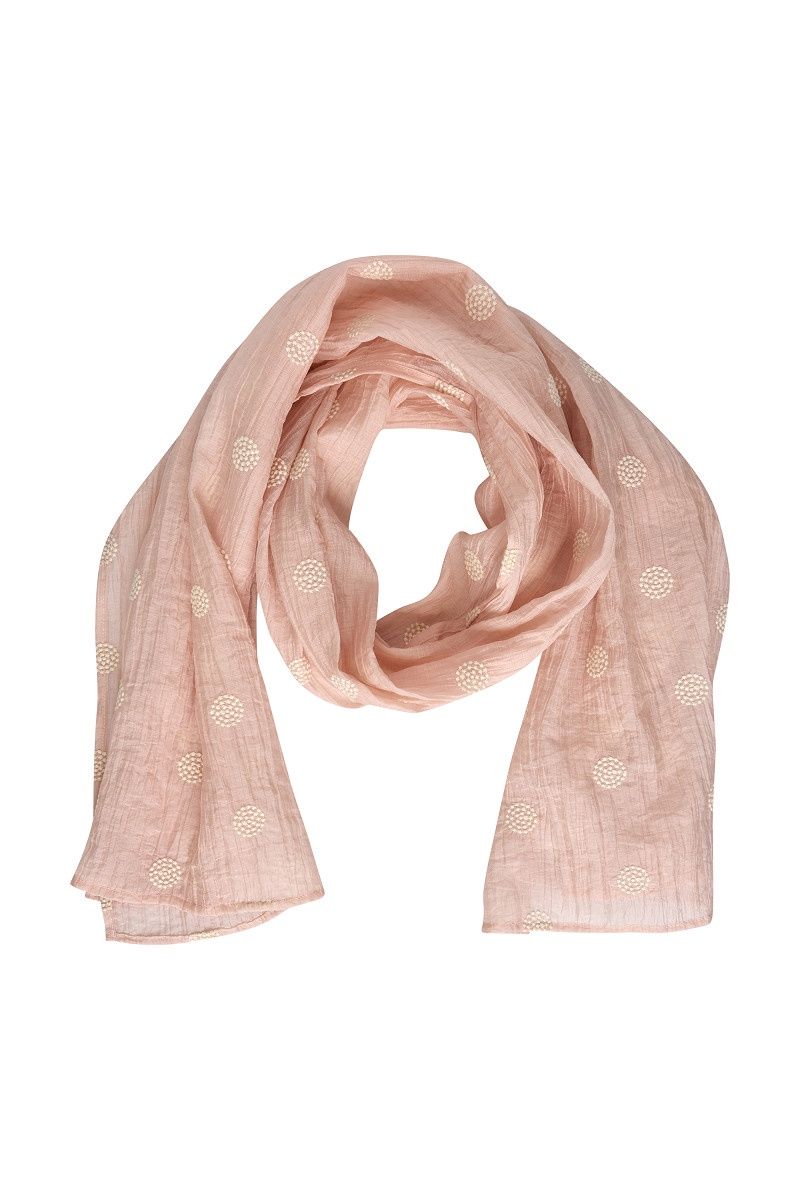 Expresso Scarf woven embroidery