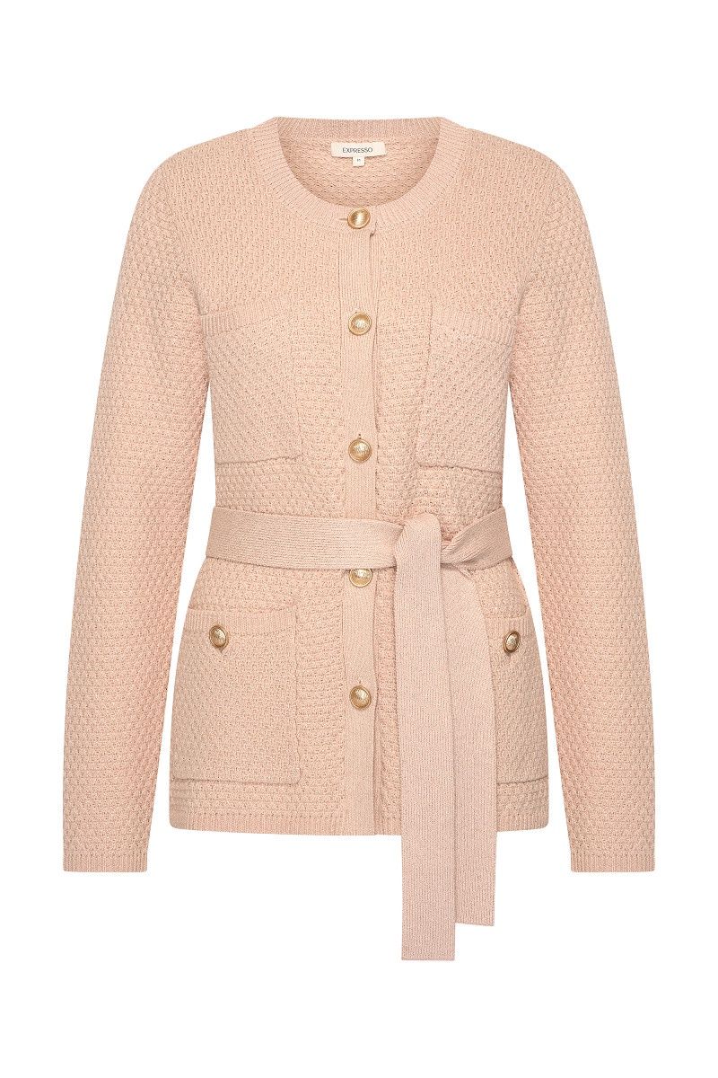 Expresso Vest met sierlijke mandsteek, lange lijn