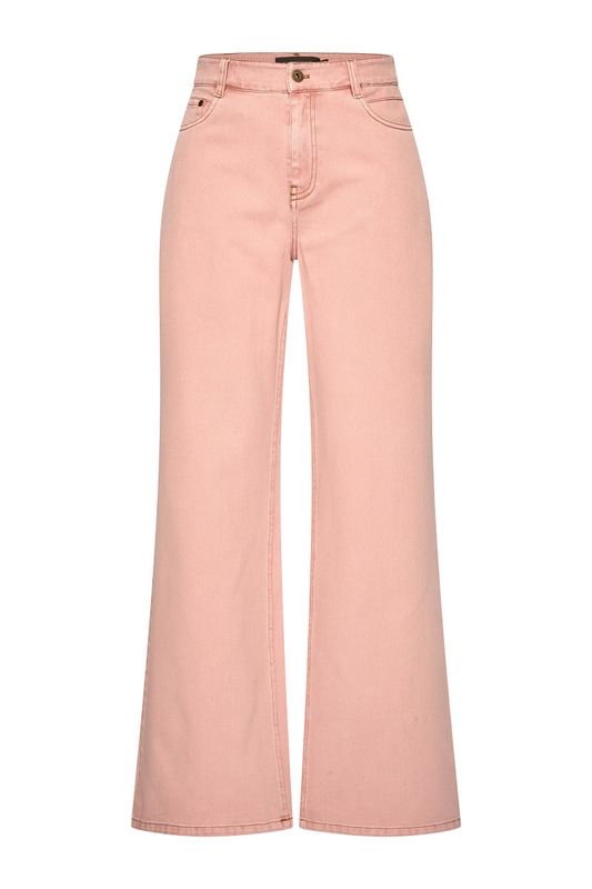 Expresso Jeans Rome high rise wide roze