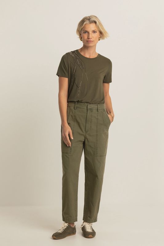 Expresso Pants pockets woven olive