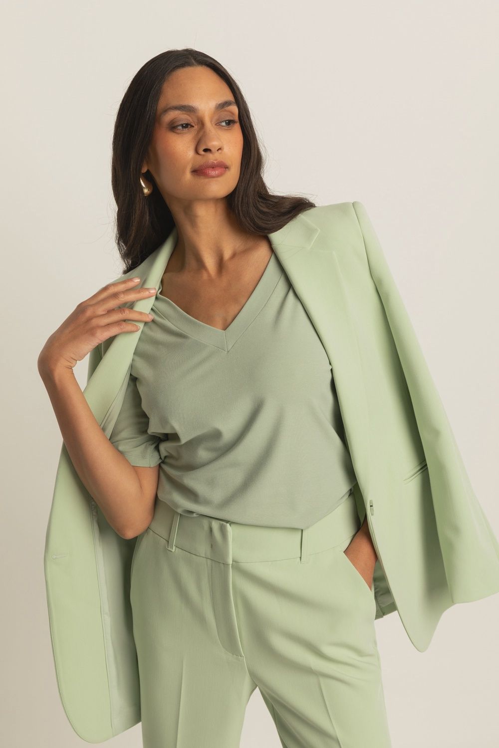 Expresso Stretch blazer pistache