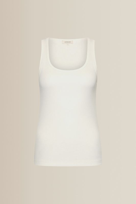 Expresso Basis singlet rib off-white
