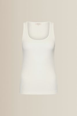 Expresso Basis singlet rib off-white