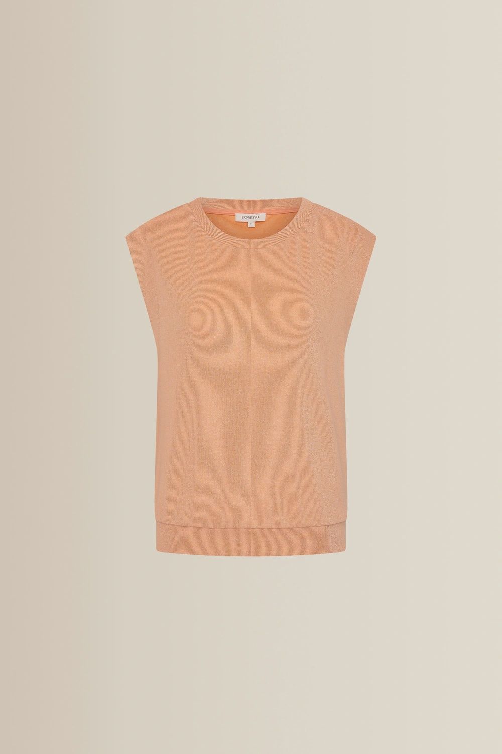 Expresso Top jersey metallic peach bloom