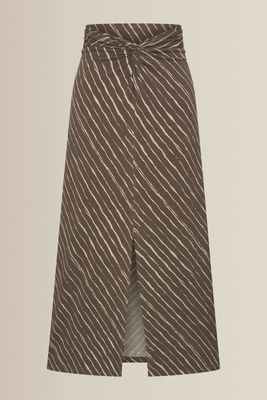 Expresso Skirt jersey knot center front dark lead grey Expresso Skirt jersey knot center front dark lead grey