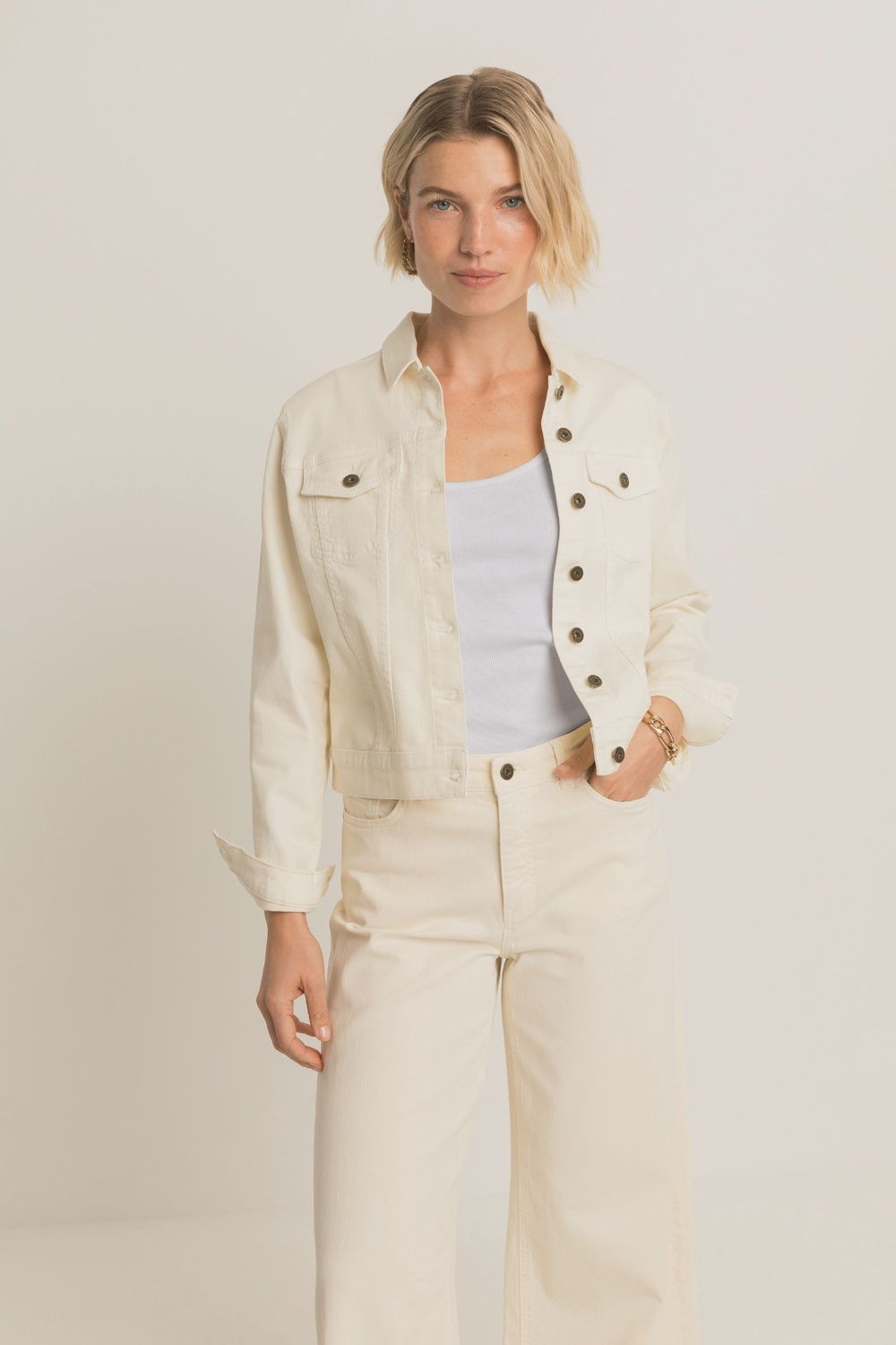 Expresso Jacket denim off-white