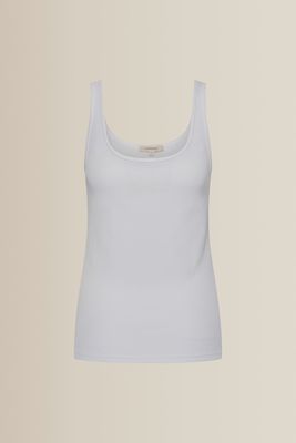 Expresso Singlet geribd wit Expresso Singlet geribd wit